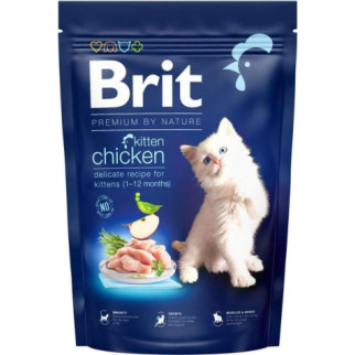 Brit Premium by Nature Cat Kitten Сухий корм для кошенят із куркою 300 г - Інтернет-магазин спільних покупок ToGether