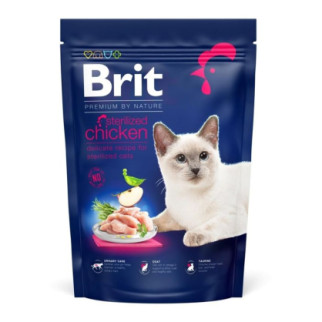 Brit Premium by Nature Cat Sterilised Chicken Сухий корм для стерилізованих кішок із куркою 800 г - Інтернет-магазин спільних покупок ToGether