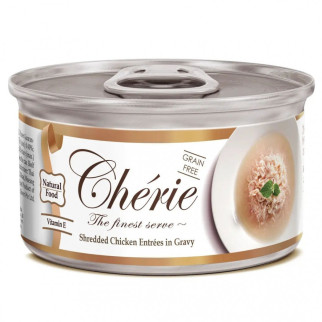 Cherie Signature Gravy Chiken Вологий корм для кішок із м'яса курки в соусі 80 г - Інтернет-магазин спільних покупок ToGether