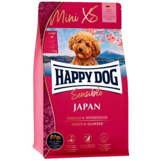 Happy Dog Mini XS Japan Японія сухий корм для маленьких порід собак — курки з фореллю та водоростями 300 г - Інтернет-магазин спільних покупок ToGether