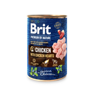 Brit Premium вологий корм для собак з куркою та курячими сердечками, 400 г Brit Premium Dog з куркою та - Інтернет-магазин спільних покупок ToGether