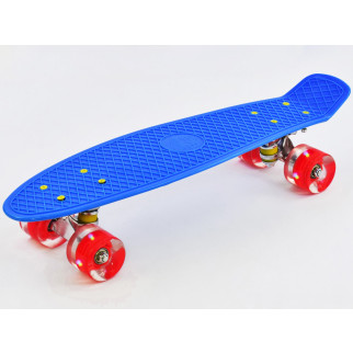 Скейт Пенні борд Best Board з PU колесами, що світяться. Dark Blue (65569) - Інтернет-магазин спільних покупок ToGether