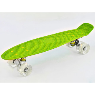 Скейт Пенні борд Best Board з PU колесами, що світяться. Green (85031) - Інтернет-магазин спільних покупок ToGether