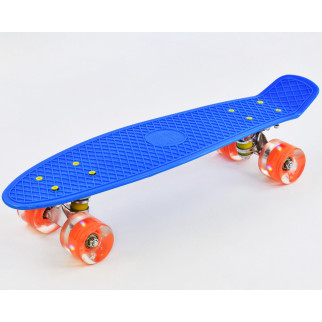 Скейт Пенні борд Best Board з PU колесами, що світяться. Dark Blue (74186) - Інтернет-магазин спільних покупок ToGether