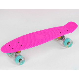 Скейт Пенні борд Best Board з PU колесами, що світяться. Pink (85418) - Інтернет-магазин спільних покупок ToGether