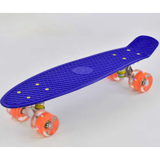 Скейт Пенні борд Best Board з PU колесами, що світяться. Dark Blue (74181) - Інтернет-магазин спільних покупок ToGether
