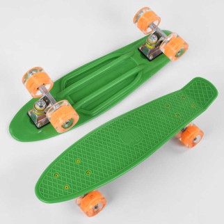 Скейт Пенні борд Best Board зі світними колісами PU Green (99617) - Інтернет-магазин спільних покупок ToGether