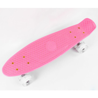 Скейт Пенні борд Best Board з PU колесами, що світяться. Pink (99618) - Інтернет-магазин спільних покупок ToGether