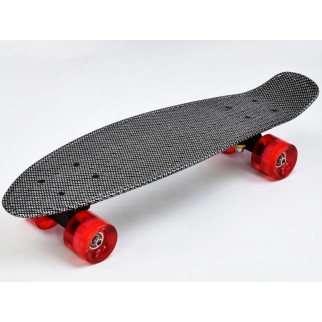 Скейт Пенні борд Best Board "Carbon" колеса PU, світяться (67934) - Інтернет-магазин спільних покупок ToGether