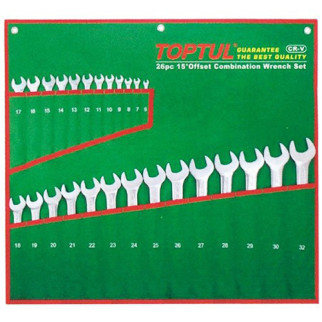 Набір ключів комбінованих 26 шт 6-32 мм TOPTUL GAAA2604 - Інтернет-магазин спільних покупок ToGether