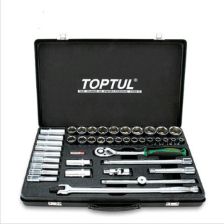 Комбінований набір інструментів TOPTUL 1/2" 41 од. (короткі+довгі головки) GCAD4102 - Інтернет-магазин спільних покупок ToGether