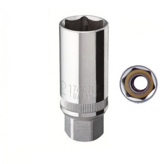 Головка торцева магнітна свічкова TOPTUL 16 мм 3/8" BAAT1216 - Інтернет-магазин спільних покупок ToGether