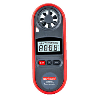 Анемометр цифровий 0,7-30 м/с, -10-45 °C WINTACT WT816A - Інтернет-магазин спільних покупок ToGether