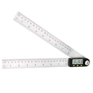 Складана лінійка для вимірювання кутів (кутомір електронний) 200 мм PROTESTER 5422-200 - Інтернет-магазин спільних покупок ToGether