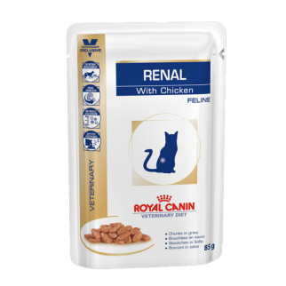 Royal Canin Renal Feline Chicken (Роял Канін Ренал Фенили) з хронічною нирковою недостатністю 85 г 85 г - Інтернет-магазин спільних покупок ToGether