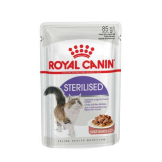 Royal Canin STERILISED JELLY для стерилізованих кішок і кастрованих котів у желе 85 г - Інтернет-магазин спільних покупок ToGether