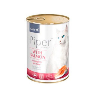 Dolina Noteci Piper cat Консерва з лососем для кішок 400г 302186 - Інтернет-магазин спільних покупок ToGether