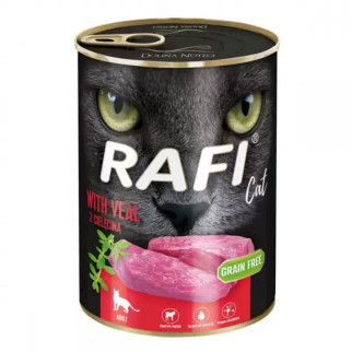 Dolina Noteci RAFI Grain Free Cat with Veal консерви для кішок з телятиною (65) 400г 394563 - Інтернет-магазин спільних покупок ToGether