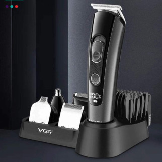 Професійна бездротова машинка для стрижки волосся VGR V-175 тример для бороди і вусів з насадками - Інтернет-магазин спільних покупок ToGether