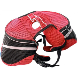 Похідна сумка-рюкзак для собак розмір ХЅ ЧЕРВОНА - Інтернет-магазин спільних покупок ToGether