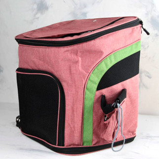Рюкзак квадрат із сіткою тканина 40х42х32 см червоний - Інтернет-магазин спільних покупок ToGether