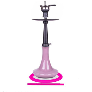 Кальян для куріння для 1 персони Amy UNIO 009.01 (65 см) Рожевий - Інтернет-магазин спільних покупок ToGether