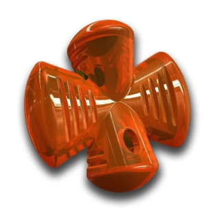 Іграшка для собак OutwardHound Bionic Opaque Stuffer помаранчева, 12.5 см - Інтернет-магазин спільних покупок ToGether