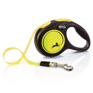 Рулетка для собак Neon XS 3м12кг стрічка жовта - Інтернет-магазин спільних покупок ToGether