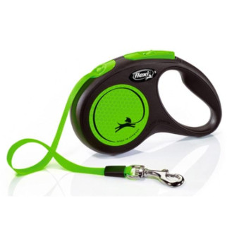 Рулетка для собак Neon s 5м15кг стрічка Зелена - Інтернет-магазин спільних покупок ToGether