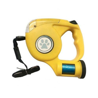 Рулетка з ліхтариком і пакетами для фекалій 5м35кг трос жовта - Інтернет-магазин спільних покупок ToGether