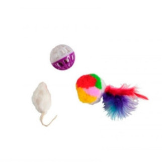 Набір іграшок мишьмеховой шарсетчатий м'яч 1шт - Інтернет-магазин спільних покупок ToGether