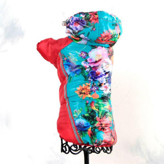 Куртка Квіточка на силіконі для собак дівчаток M - Інтернет-магазин спільних покупок ToGether