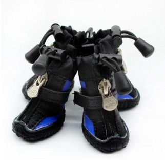 Взуття для собак плащівка трикотаж синя 1096 2 - Інтернет-магазин спільних покупок ToGether