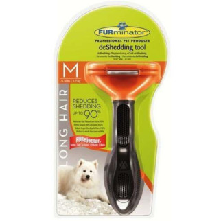 FURminator з кнопкою для собак з довгою шерстю розмір M 66х8 мм - Інтернет-магазин спільних покупок ToGether
