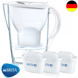 Фильтр-кувшин BRITA Marella XL Memo с электронной индикацией белый + 3 картриджа 3.5 л Германия - Інтернет-магазин спільних покупок ToGether