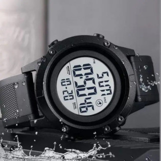 Годинник наручний чоловічий SKMEI 1508BKWT BLACK, годинник наручний електронний тактичний. Колір: чорний - Інтернет-магазин спільних покупок ToGether