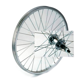 Диск зі спицями, колесо на велосипед із втулкою ф28 передній ТМ Флагман - Інтернет-магазин спільних покупок ToGether