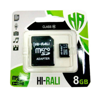Карта пам'яті miсro SDHC HI-RALI 8GB class 10 (з адаптером) - Інтернет-магазин спільних покупок ToGether