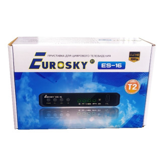 Т2 ресивер тюнер Es-16 ТМ Eurosky +IPTV+YouTube 12міс - Інтернет-магазин спільних покупок ToGether