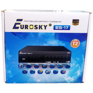 Т2 ресивер тюнер Es-17 ТМ Eurosky металевий корпус +IPTV+YouTube гар.12міс - Інтернет-магазин спільних покупок ToGether