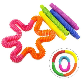Іграшка аністрес Pop Tubes набір 10 шт головоломка поп трубки Пластикові еластичні труби - Інтернет-магазин спільних покупок ToGether