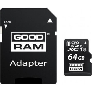 Карта пам'яті Goodram microSDXC 64GB UHS-I class 10 + adapter - Інтернет-магазин спільних покупок ToGether