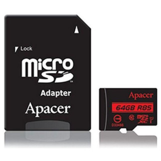 Карта пам'яті Apacer microSDXC UHS-I 85R 64GB сlass10 + SD adapter - Інтернет-магазин спільних покупок ToGether