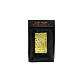Кремнієва газова запальничка в подарунковій коробці Золота - Інтернет-магазин спільних покупок ToGether