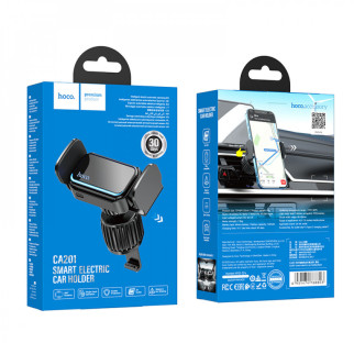 Car Holder — Hoco CA201 smart electric — black - Інтернет-магазин спільних покупок ToGether