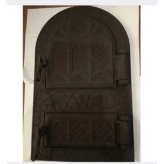 Дверцята чавунна спарка арка (М) (79) черн. декор Микулин 33/53 23/43 - Інтернет-магазин спільних покупок ToGether