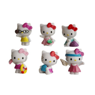 Привіт Кітті фігурки Hello Kitty Хеллоу Кітті дитячі іграшки 6 шт 4,2 см - Інтернет-магазин спільних покупок ToGether