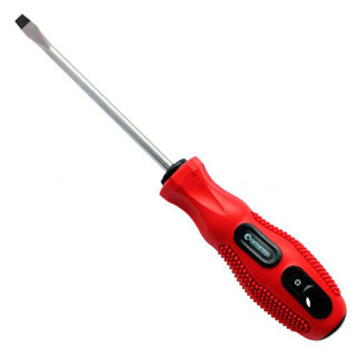 Викрутка шліц. SL6х200мм, проріз.червона ручка Intertool (12шт/уп) - Інтернет-магазин спільних покупок ToGether