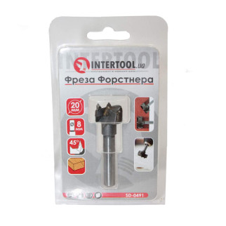 Фреза Форстнер D-20 мм, d-8 мм під мініфікс. INTERTOOL - Інтернет-магазин спільних покупок ToGether