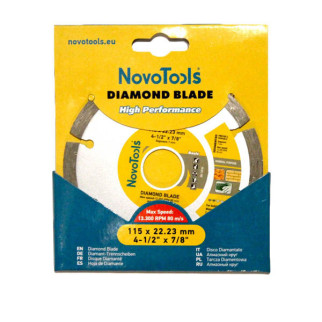 Диск алмазний NovoTools Basic 115 мм * 7 мм * 22,23 мм Сегмент - Інтернет-магазин спільних покупок ToGether
